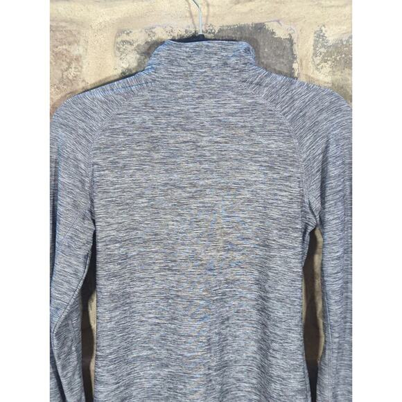 Colosseum Notre Dame Top Woman's Small Gray 1/4 Zip Fitted Lightweight Running - Picture 8 of 12